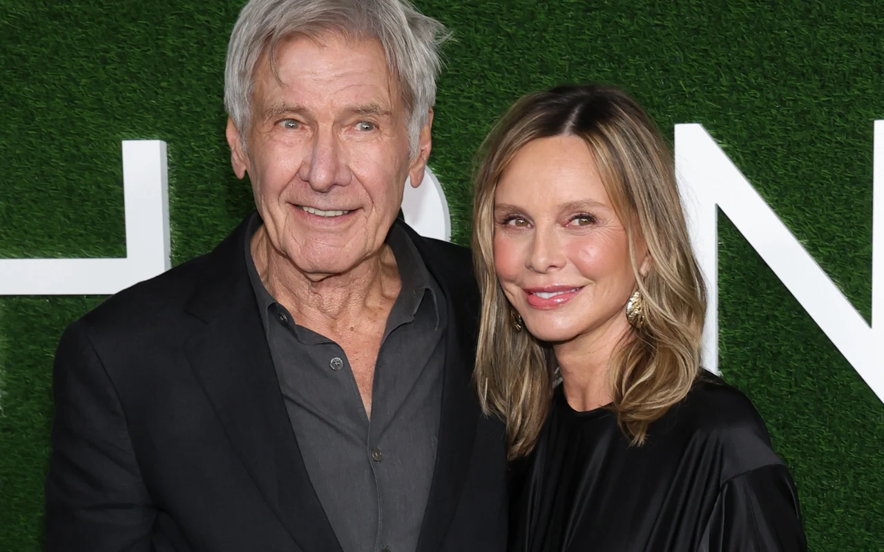 Harrison Ford i Calista Flockart na premierze w 2024 roku