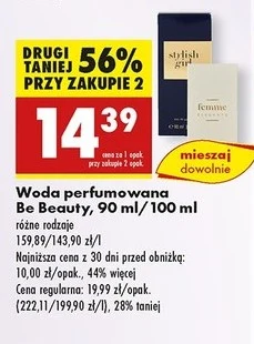 Perfumy Be Beauty w ofercie Biedronki - luksusowy zapach mniej niż 15 zł?