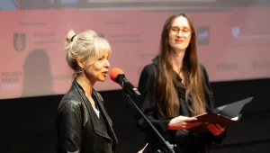 Joanna Łapińska - dyrektorka artystyczna FPFF i Krystyna Weiher-Sitkiewicz, rzeczniczka prasowa FPFF