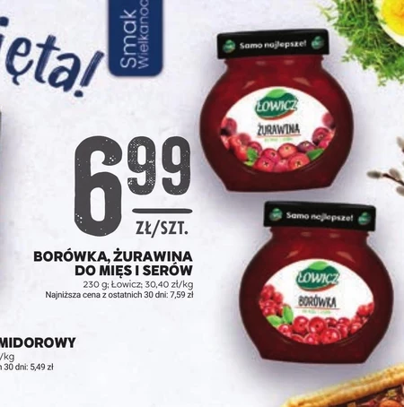 Łowicz Żurawina do mięs i serów 230 g