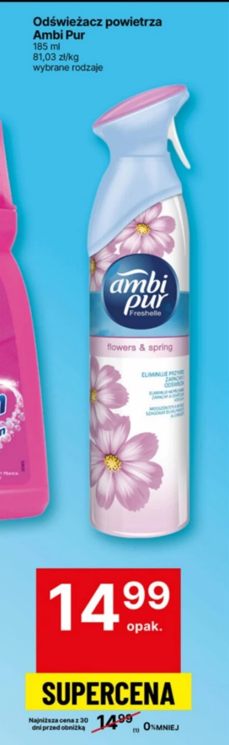 Ambi Pur Odświeżacz powietrza w sprayu Flowers and Spring 185 ml