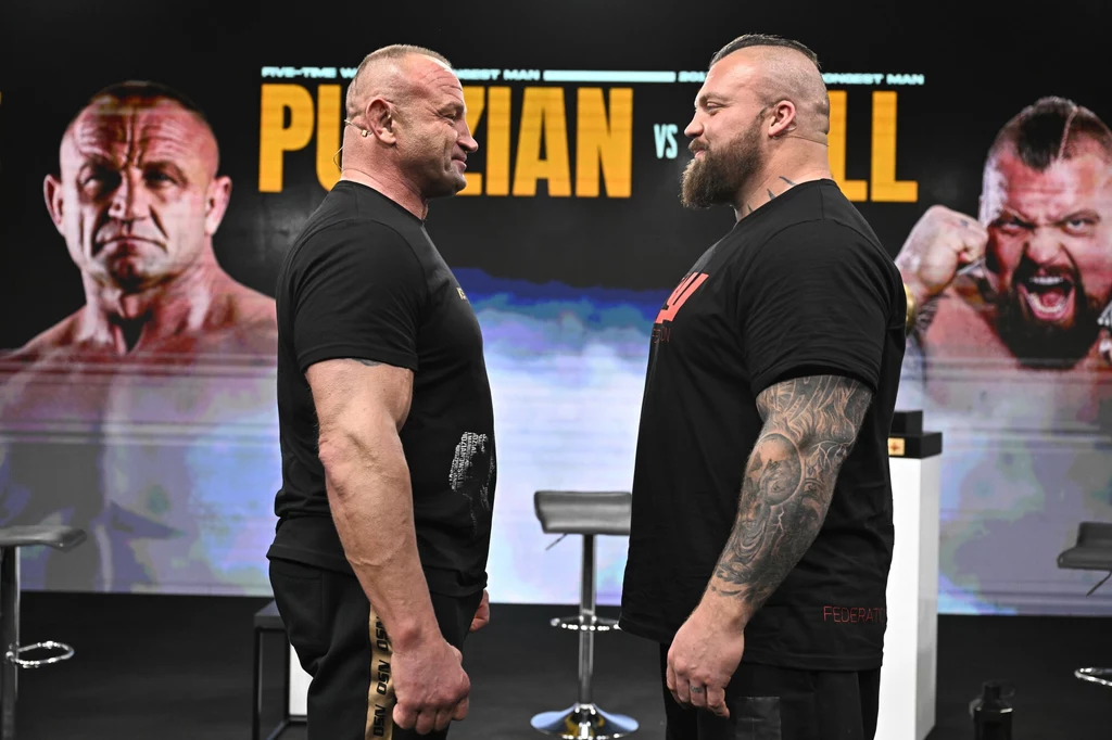 Mariusz Pudzianowski i Eddie Hall Mariusz Pudzianowski i Eddie Hall