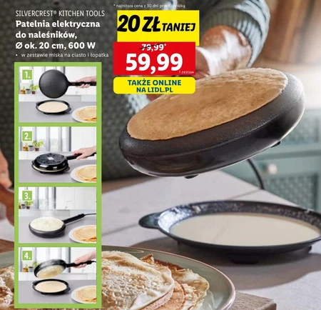 Elektryczna patelnia do naleśników SilverCrest