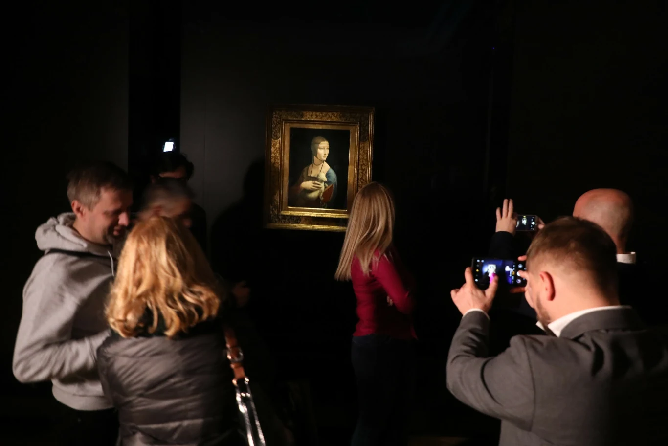 Dama z gronostajem w Muzeum Książąt Czartoryskich w Krakowie Dama z gronostajem w Muzeum Książąt Czartoryskich w Krakowie