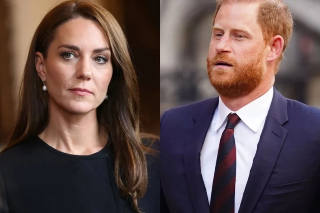 Księżna Kate i książę Harry