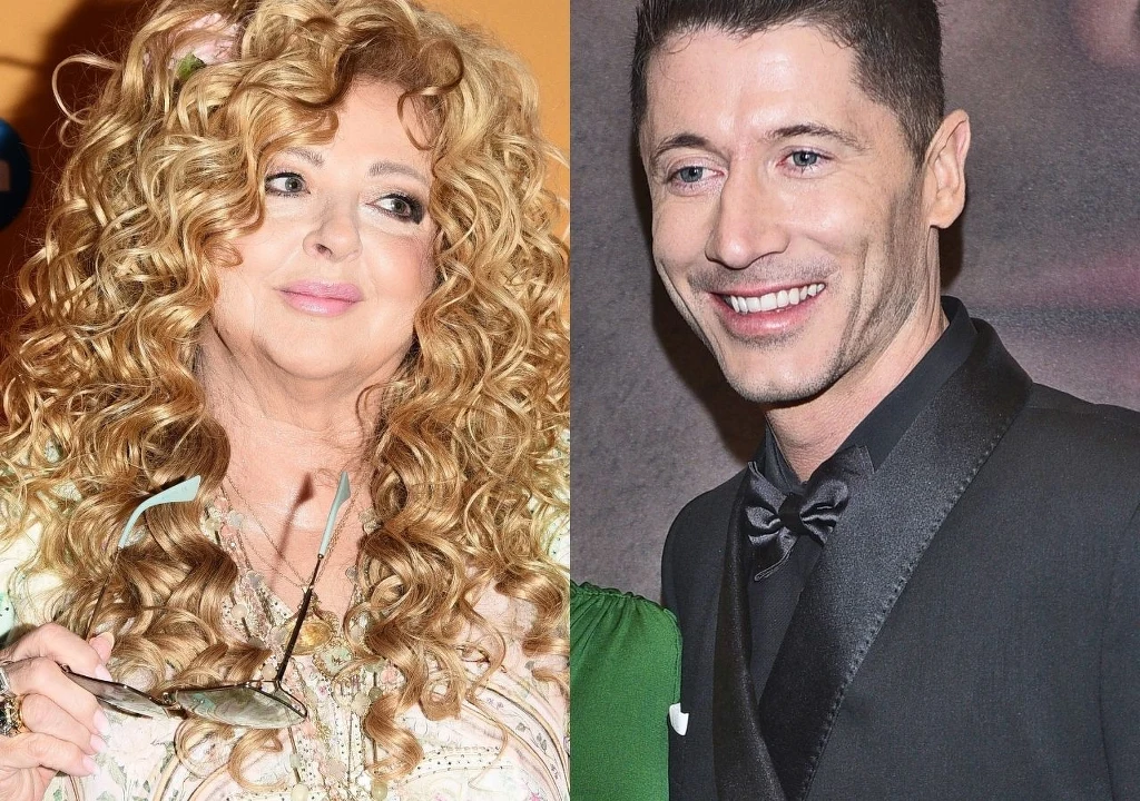 Magda Gessler i Robert Lewandowski