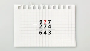 Pamiętasz odejmowanie w słupkach? Rozwiąż bez kalkulatora 
