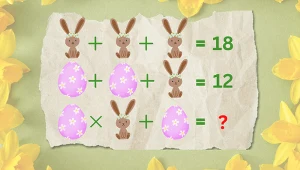Uzupełnisz brakującą liczbę? Wielkanocne wyzwanie, które podbija internet