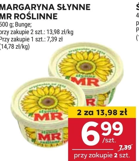 MR Słynne Roślinne Margaryna 500 g