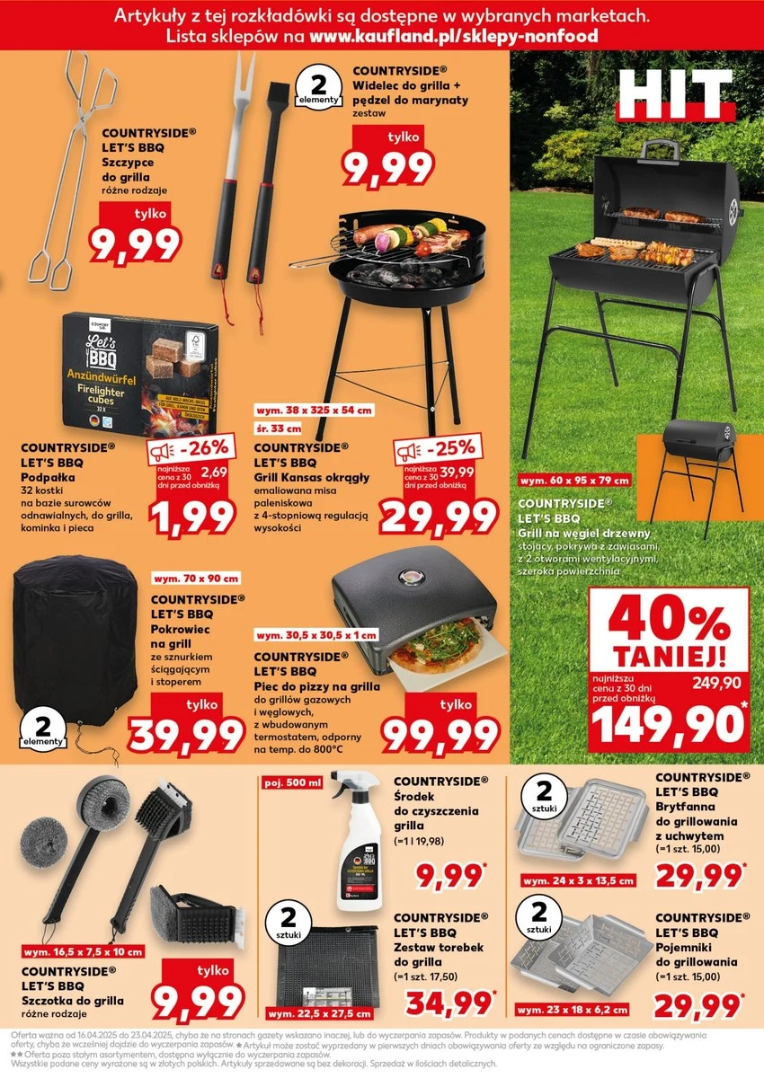 Świetny grill 40% taniej w Kauflandzie! 