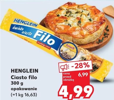 Henglein Świeże ciasto filo 300 g