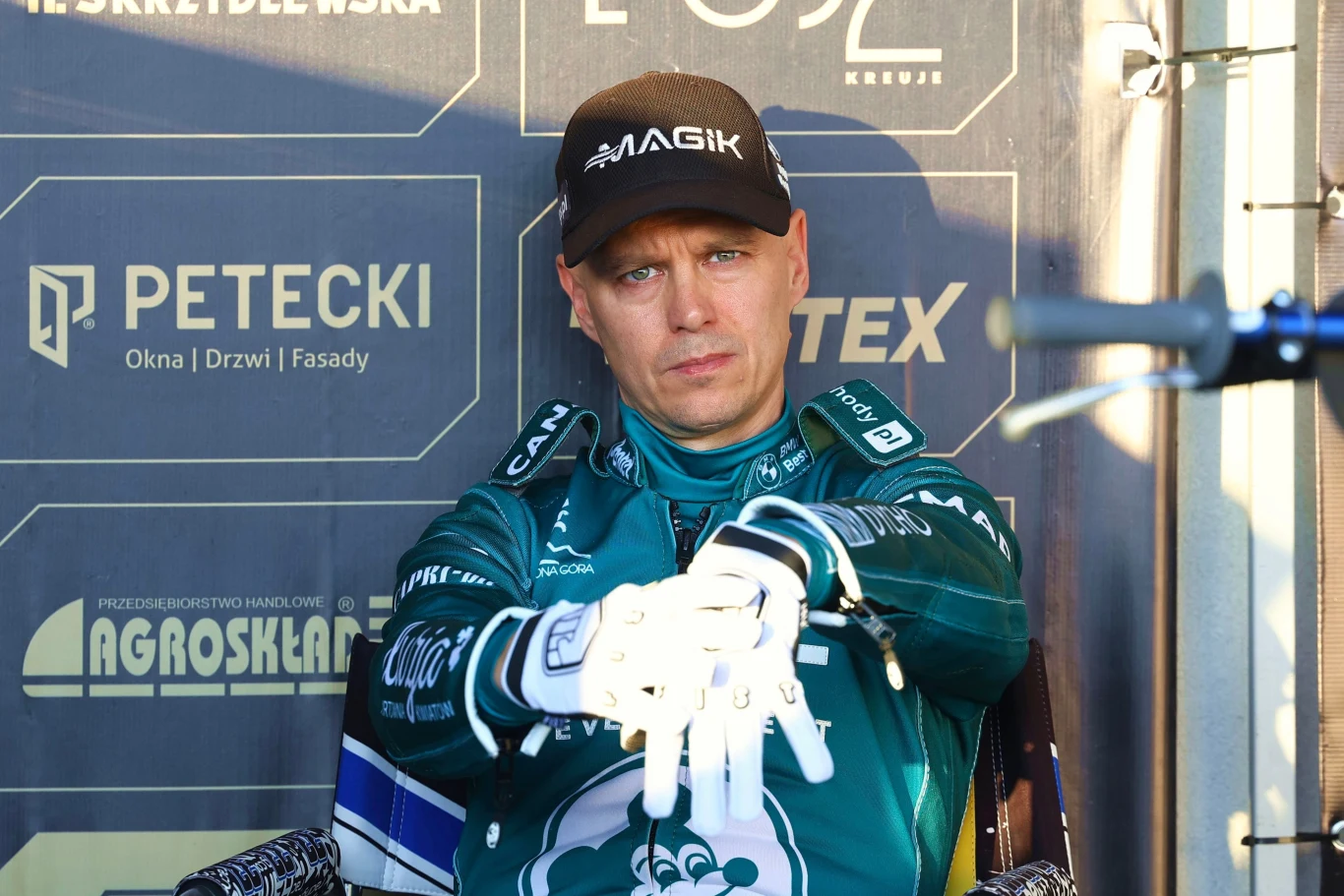 Jarosław Hampel, lider Stelmetu Falubazu Zielona Góra Jarosław Hampel, lider Stelmetu Falubazu Zielona Góra