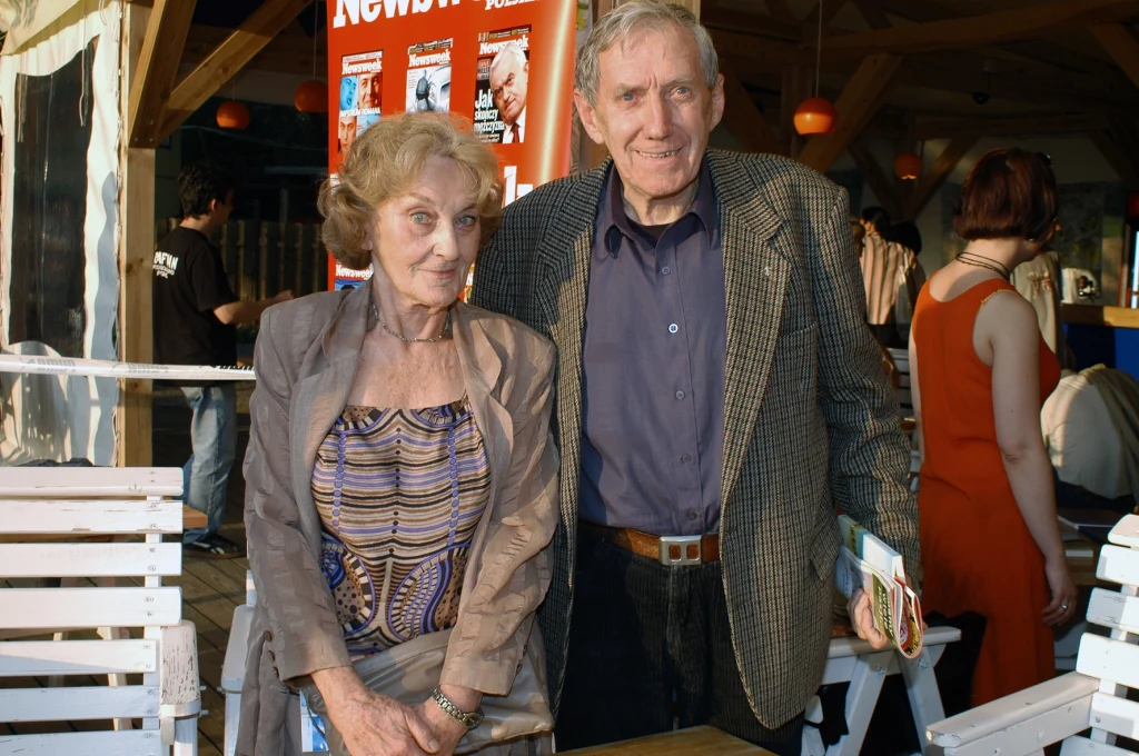 Irena Laskowska z mężem Janem