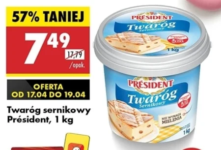 Président Twaróg sernikowy 1 kg