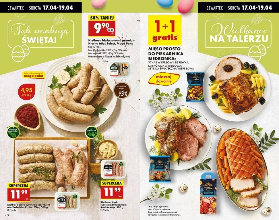 Biedronka oferuje promocje na Wielkanoc!