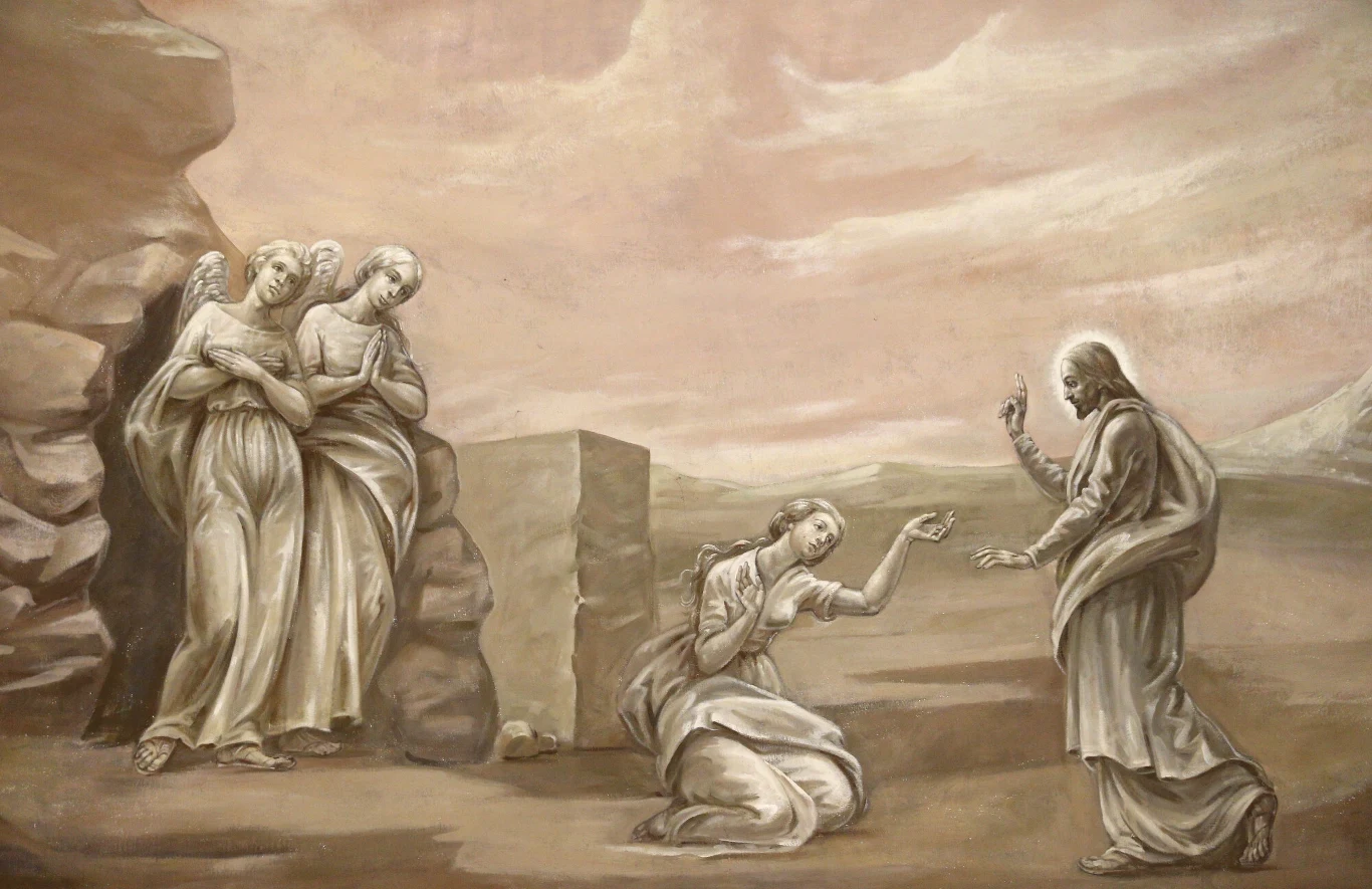 Zmartwychwstały Jezus ukazuje się Marii Magdalenie, Kościół pw. Św. Marii Magdaleny w Dukli