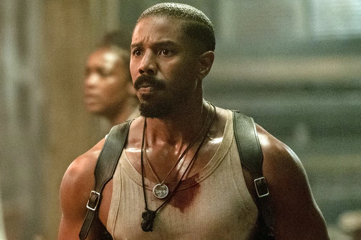 Michael B. Jordan w scenie z "Grzeszników" Michael B. Jordan w scenie z "Grzeszników"