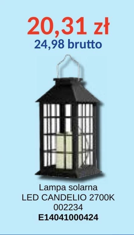 Lampa solarna E