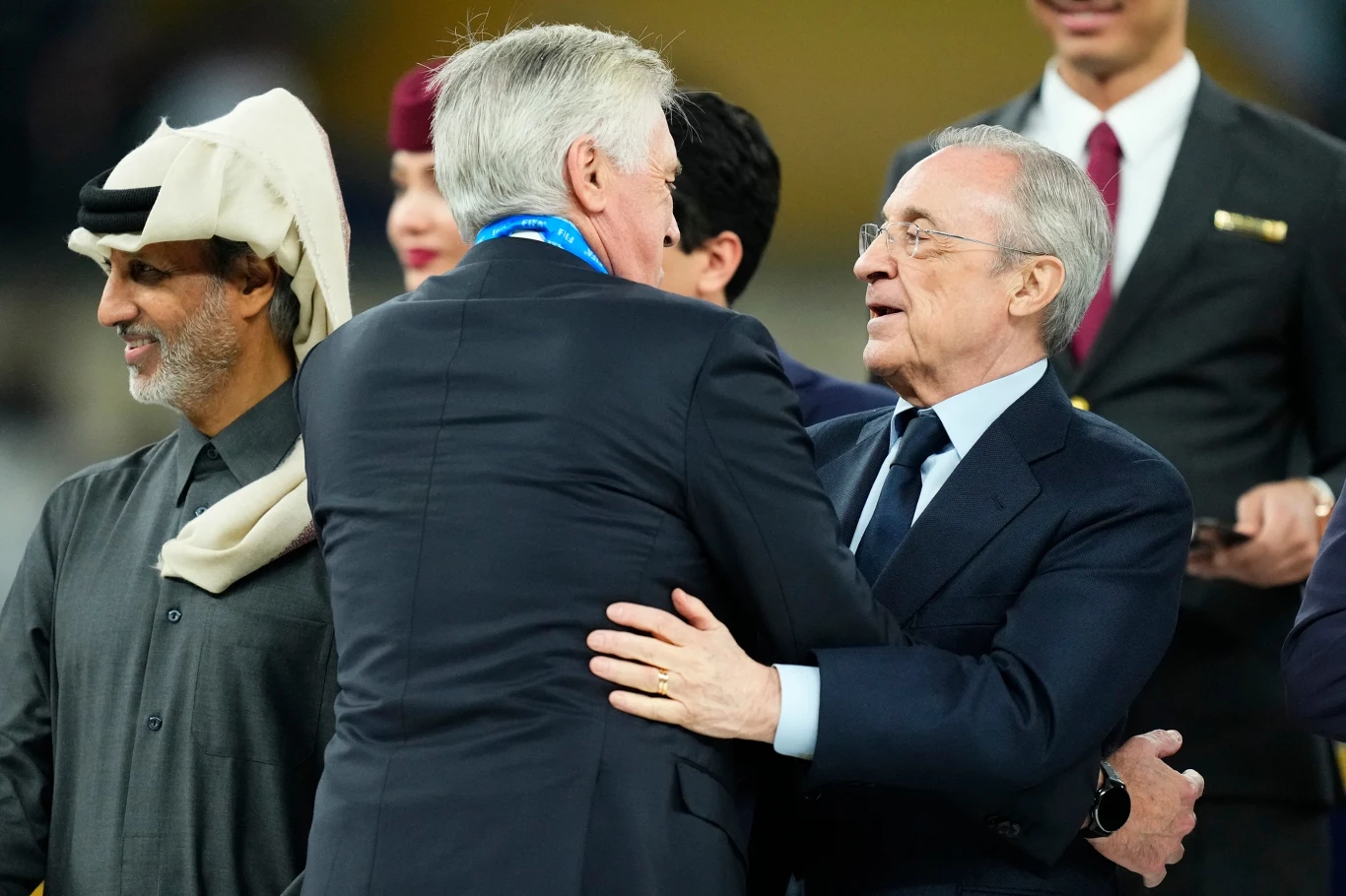 Carlo Ancelotti i Florentino Perez Carlo Ancelotti i Florentino Perez