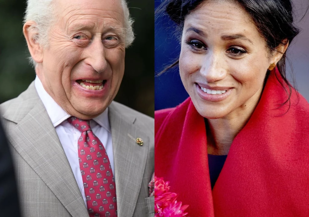 Król Karol III i Meghan Markle