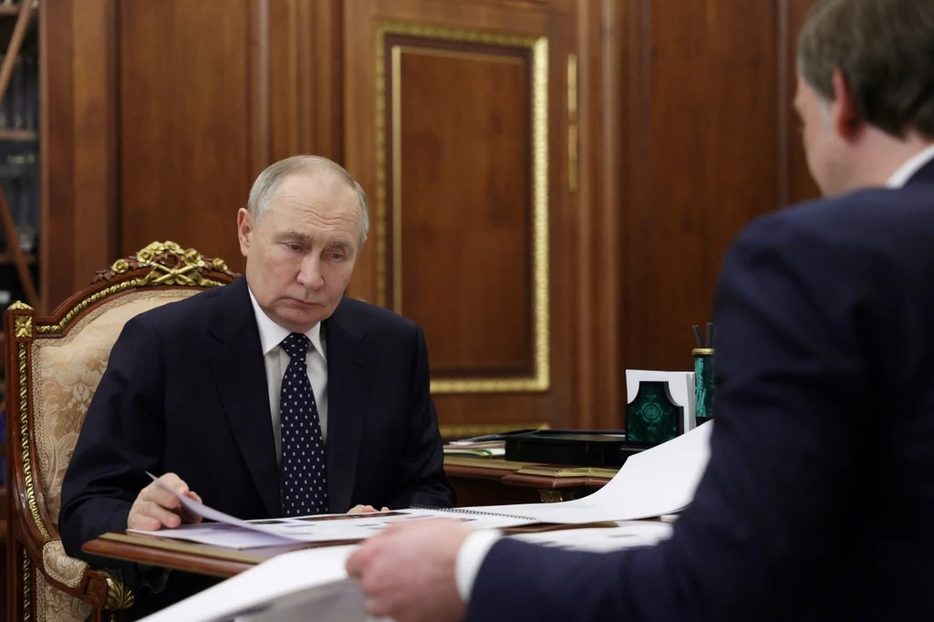 Rosja chce osłabić europejską pomoc dla Ukrainy. Na zdj. Władimir Putin Rosja chce osłabić europejską pomoc dla Ukrainy. Na zdj. Władimir Putin