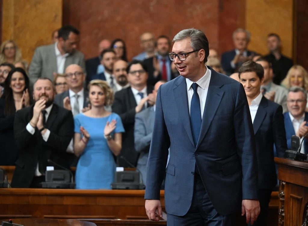 Serbowie wręczyli obywatelstwo dla 204 Rosjan. Na zdj. serbski prezydent Alaksandar Vucić Serbowie wręczyli obywatelstwo dla 204 Rosjan. Na zdj. serbski prezydent Alaksandar Vucić