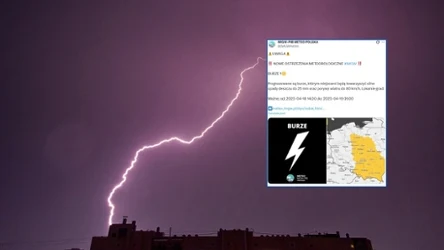 Piątek będzie ciepły, ale w wielu miejscach bardzo niespokojny. Synoptycy ostrzegają przed burzami w dziewięciu województwach