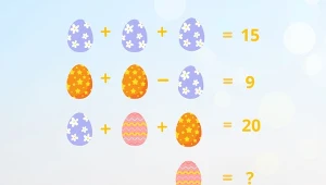 Policz pisanki. Wielkanocna zagadka matematyczna 