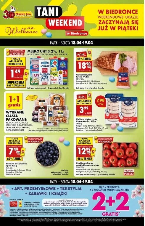 Biedronka oferuje promocje na Wielkanoc!
