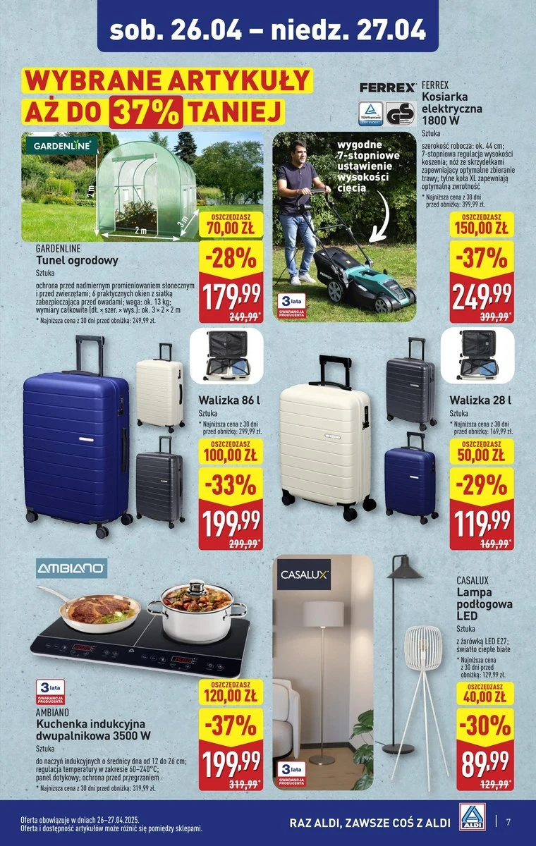 Stylowe walizki aż 100 zł taniej w Aldi! Promocja potrwa tylko dwa dni!
