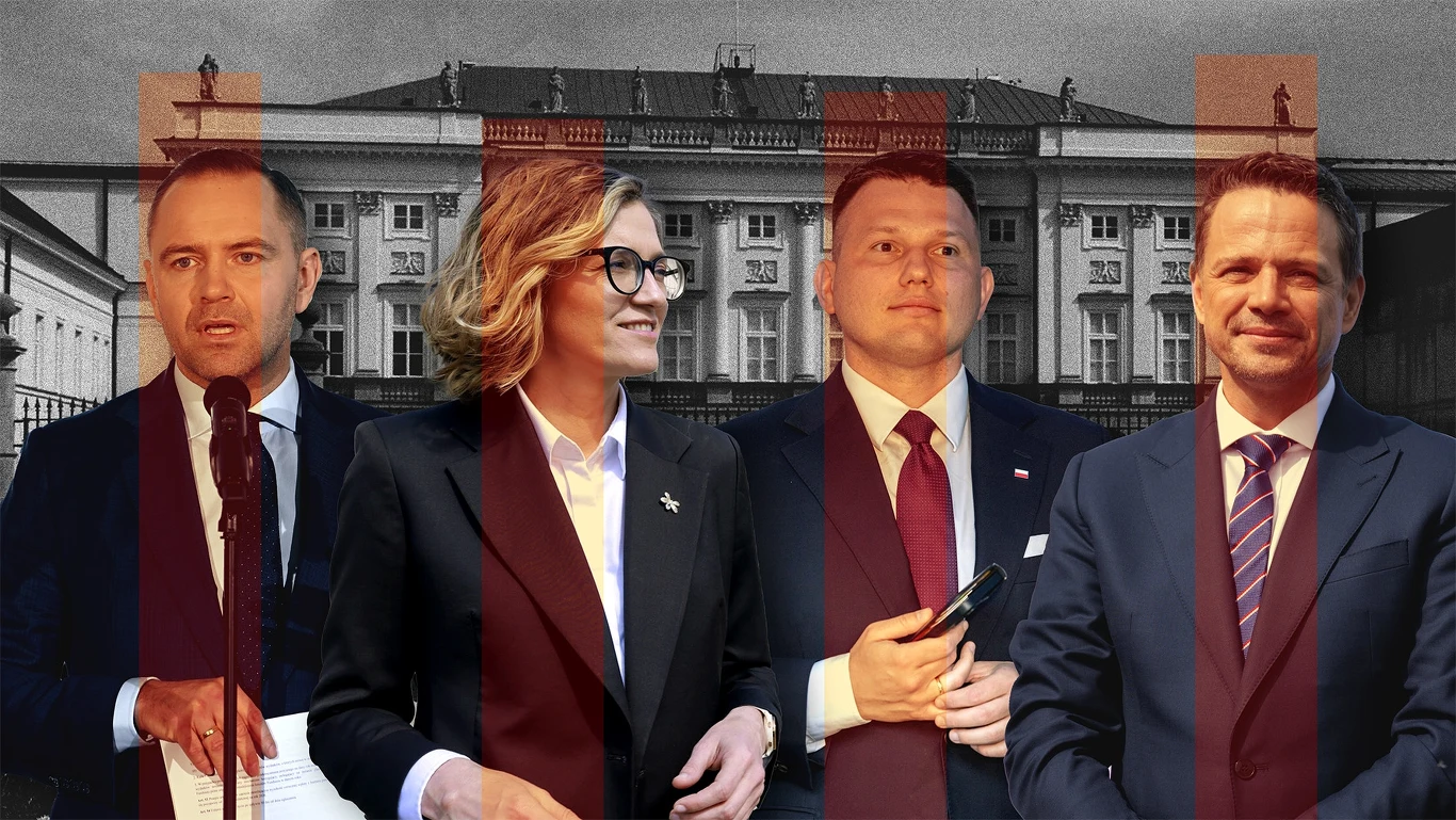 Wybory 2025: Najnowszy sondaż dla Polsat news (kolaż: Aleksandra Włodarczyk) article cover