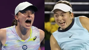 Iga Świątek i Jelena Ostapenko stoczyły pasjonujący pojedynek w Dubaju, wtedy Polka była najbliżej pokonania Łotyszki