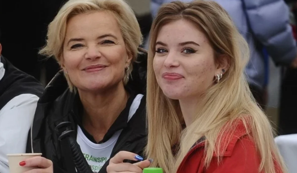 Monika Richardson z córką, Zofią Malcolm Monika Richardson z córką, Zofią Malcolm