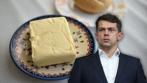 Michał Kołodziejczak oskarża sieci handlowe o zawyżanie cen masła, wskazuje na ceny w mleczarniach