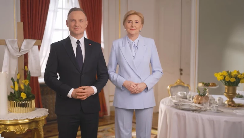 Para prezydencka złożyła życzenia Para prezydencka złożyła życzenia
