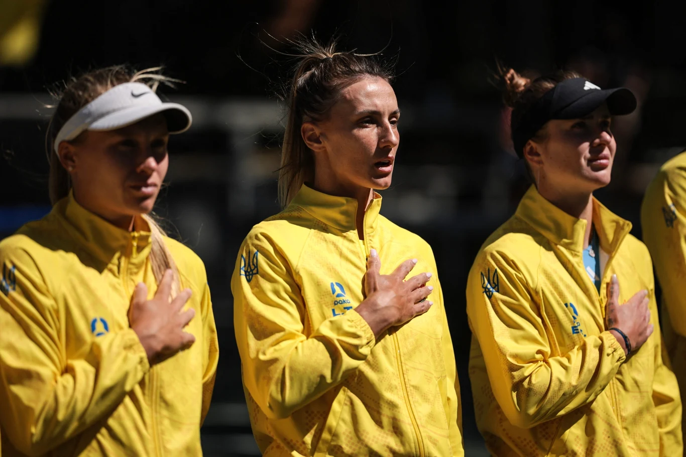 Łesia Curenko w barwach reprezentacji Ukrainy Łesia Curenko w barwach reprezentacji Ukrainy