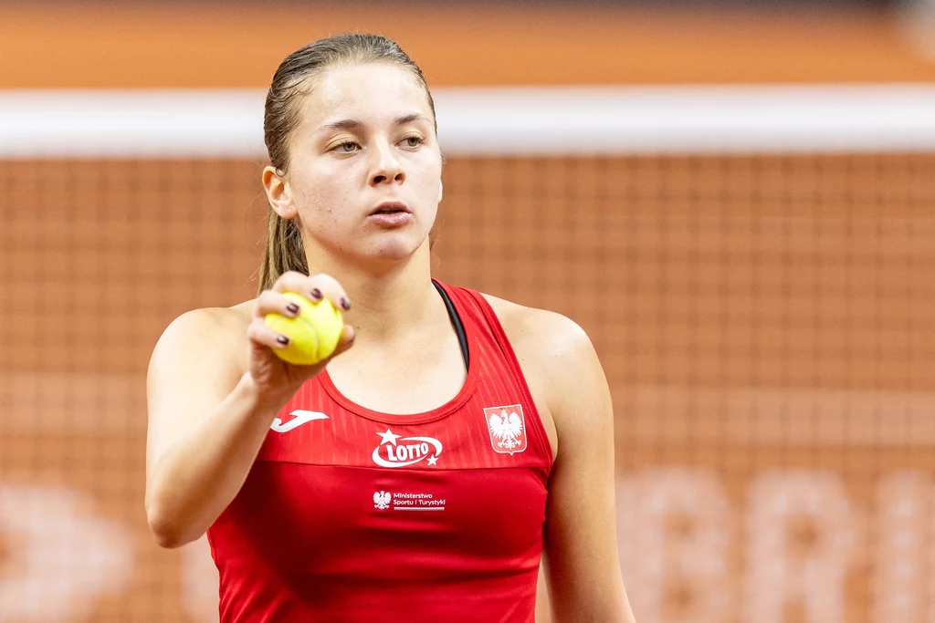 Maja Chwalińska rywalizowała z Cristiną Bucsą podczas turnieju WTA 1000 w Madrycie Maja Chwalińska rywalizowała z Cristiną Bucsą podczas turnieju WTA 1000 w Madrycie