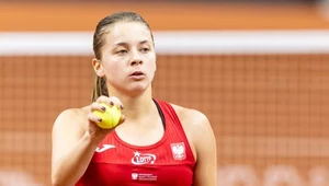 Maja Chwalińska rywalizowała z Cristiną Bucsą podczas turnieju WTA 1000 w Madrycie