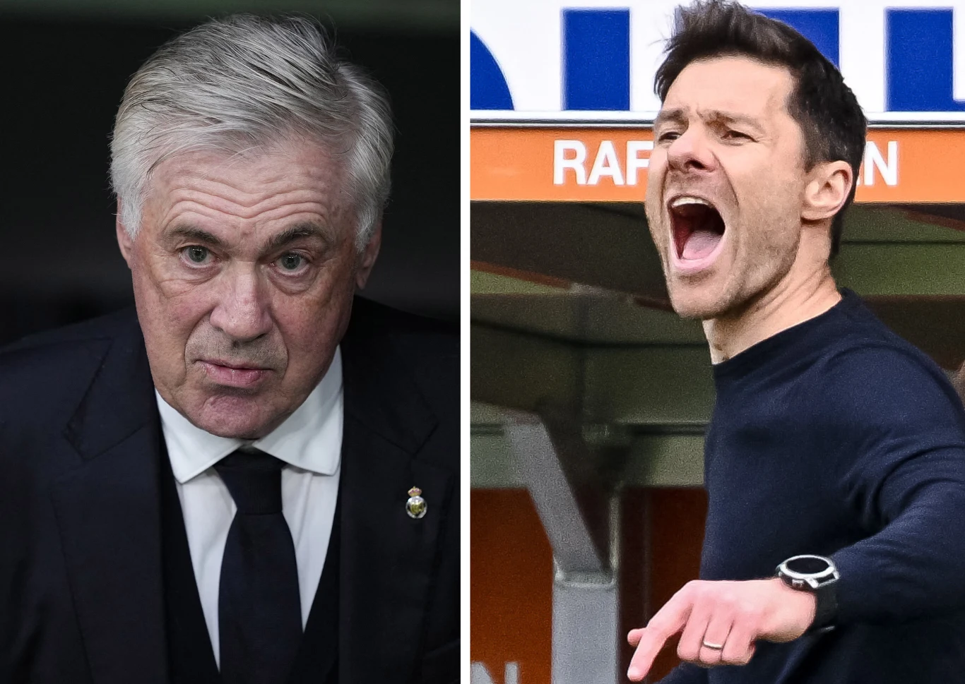 Carlo Ancelotti i Xabi Alonso Carlo Ancelotti i Xabi Alonso