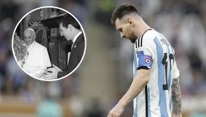 Leo Messi żegna papieża Franciszka