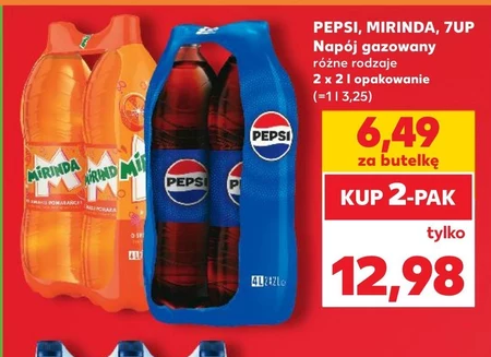 Pepsi Napój gazowany o smaku cola 4 l (2 x 2 l)
