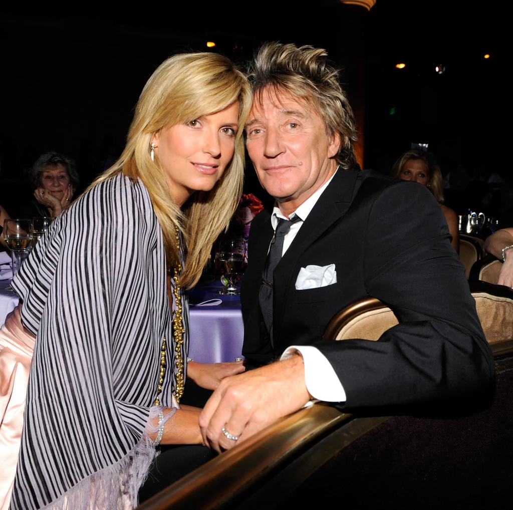 Rod Stewart i jego żona Penny Lancaster Rod Stewart i jego żona Penny Lancaster