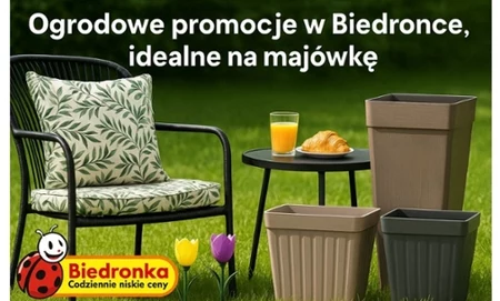 Садові акції в Biedronka, ідеальні для першотравневих свят