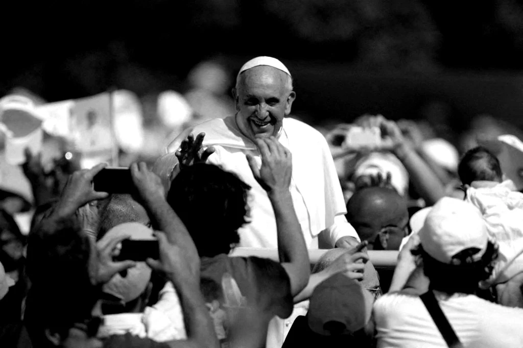 Papież Franciszek na Lampeduzie w 2013 roku Papież Franciszek na Lampeduzie w 2013 roku