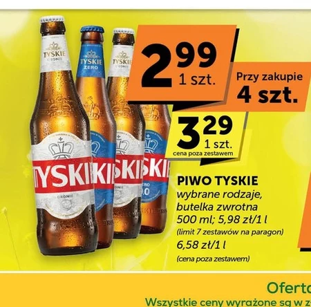 Tyskie Piwo jasne 500 ml