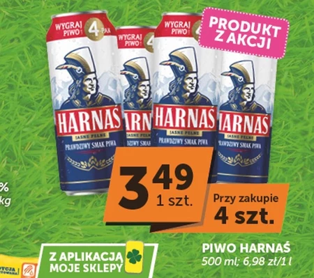 Harnaś Piwo jasne pełne 500 ml