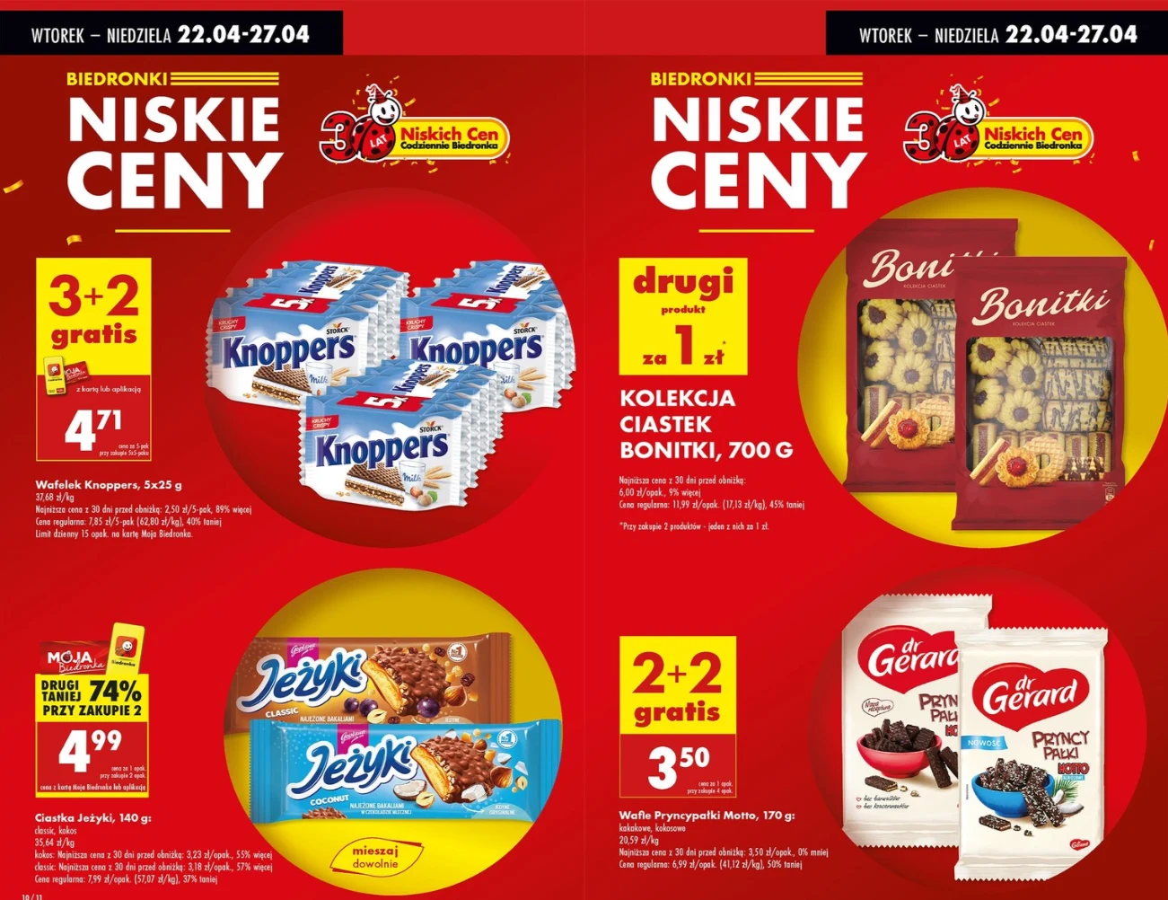 Kultowe słodycze za darmo? Taka słodka promocja tylko w Biedronce! Kultowe słodycze za darmo? Taka słodka promocja tylko w Biedronce!