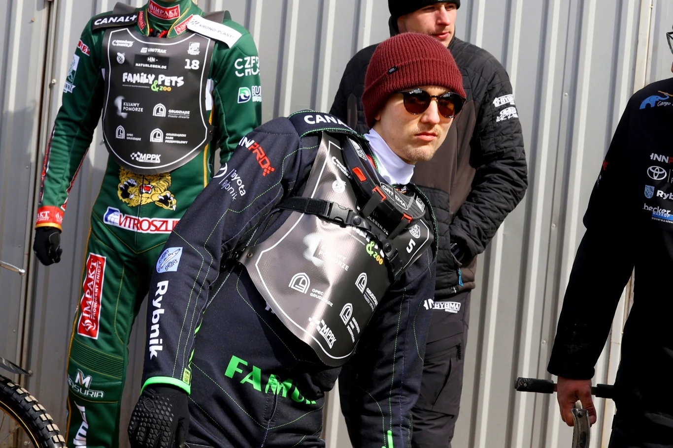 Maksym Drabik. Przedmeczowa rozgrzewka byłej gwiazdy ROW-u Rybnik.