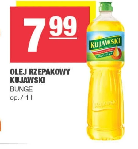 Kujawski Olej rzepakowy z pierwszego tłoczenia 1 l
