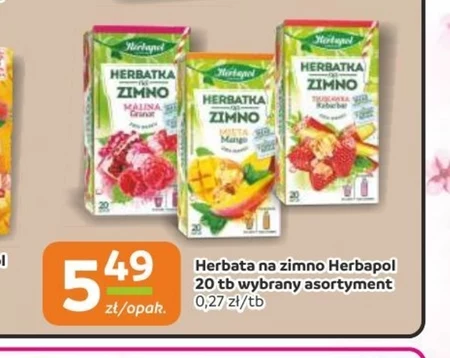 Herbapol Herbatka na zimno mięta mango 36 g (20 x 1,8 g)